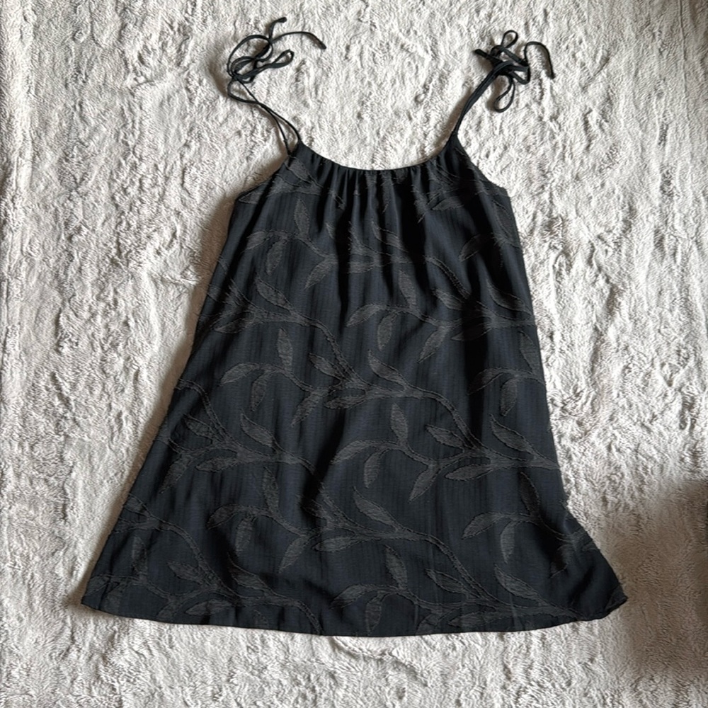 Tie Shoulder Mini Dress